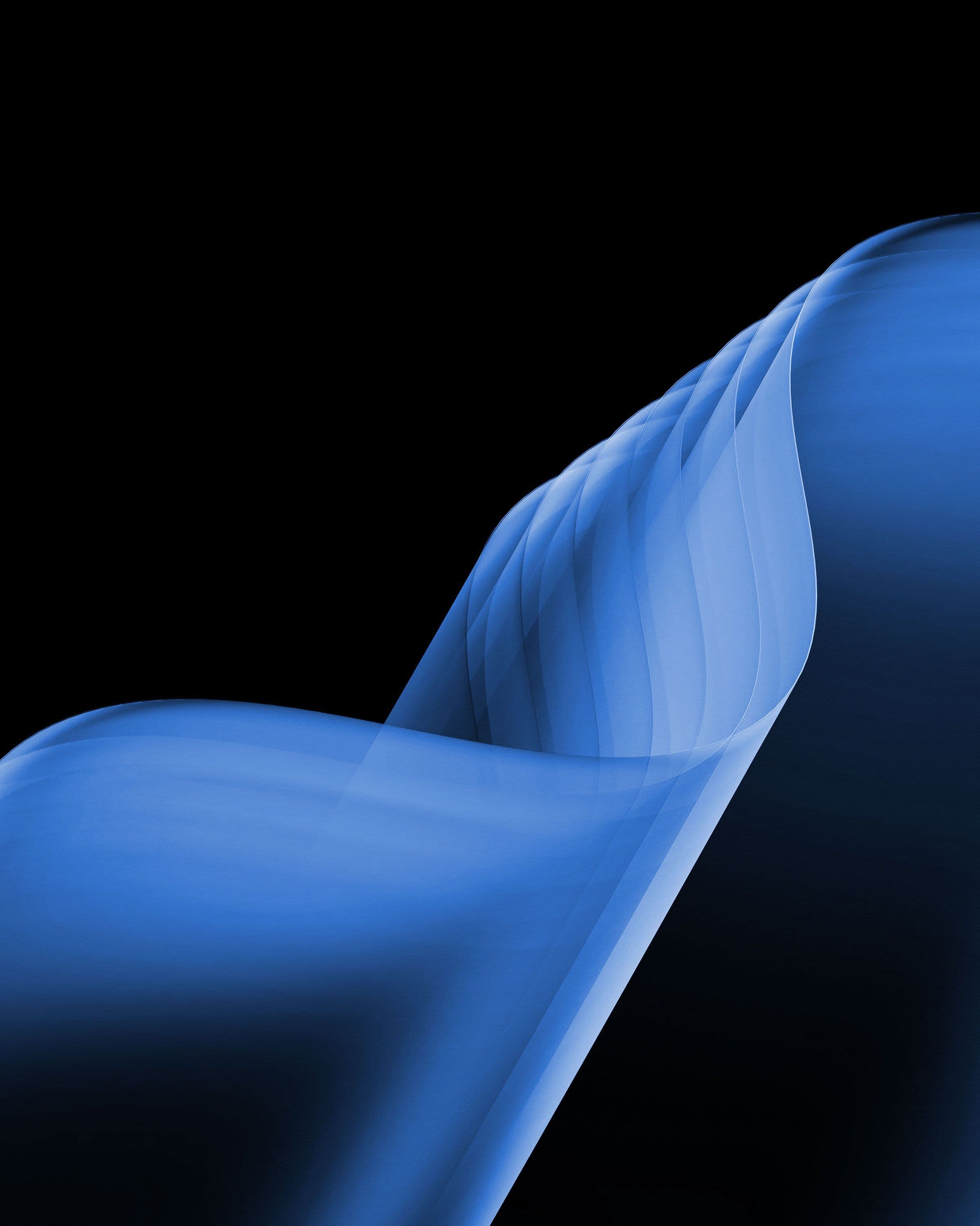 Blue waves abstract background